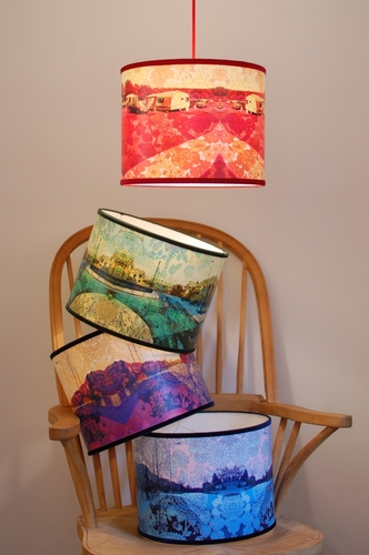 Handmade Lampshades with Original Designs by Kate Boyce