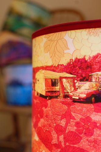 Close up caravan