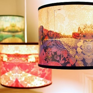 Handmade Lampshades with Original Designs by Kate Boyce (Pendant fittings)