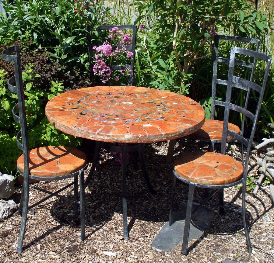 Garden Furniture, Somerset Series 90 cm dia dining set