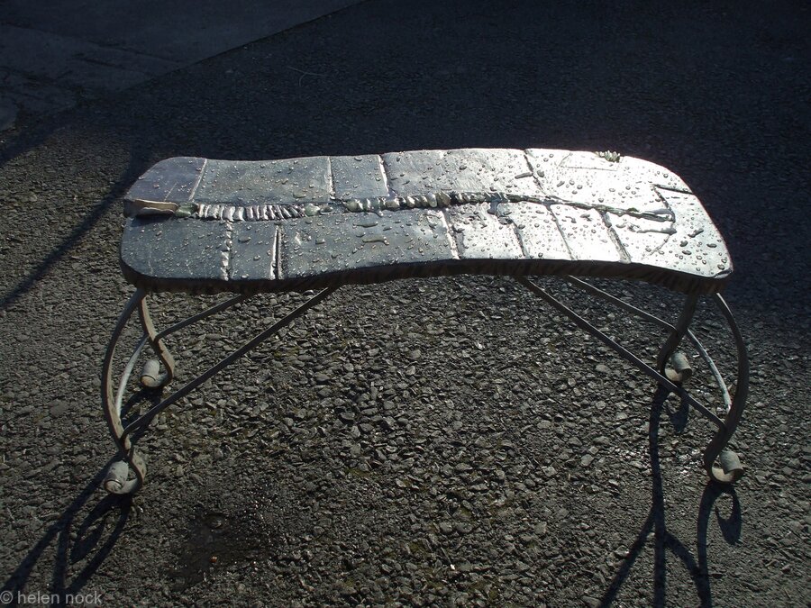 'Walkabout', garden bench