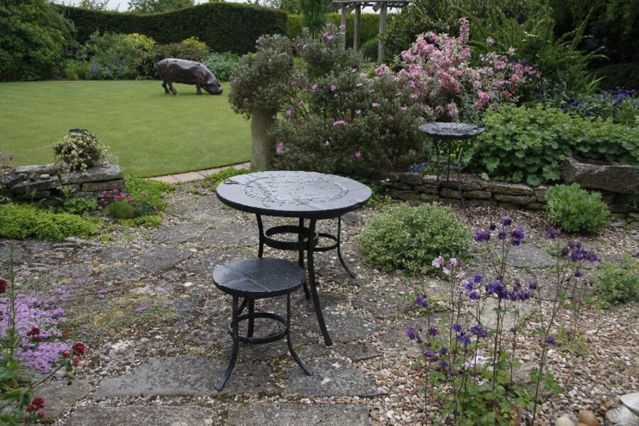 Furniture on display at Clay Barn exhibition 