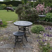 Furniture on display at Clay Barn exhibition 