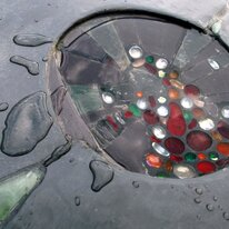 Ruby bird bath commission