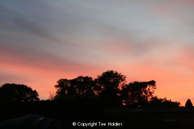 Sunset on Bircher Common