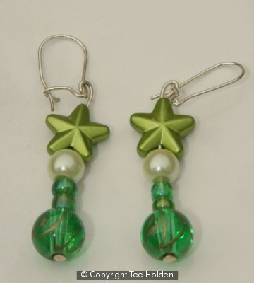 Star earrings
