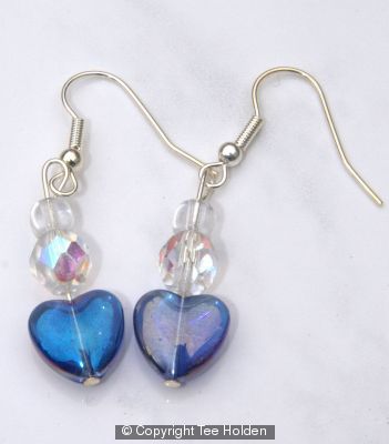 Heart Drop Earrings