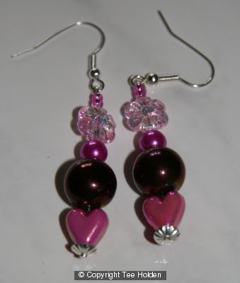 Heart Drop Earrings