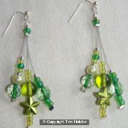 Green Earrings