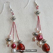 Red Dangle Earrings