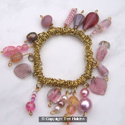 Pink charm Bracelet