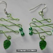 Wire scupltured Earrings