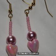 Heart Drop Earrings