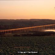 Harringworth Viaduct in the Floods