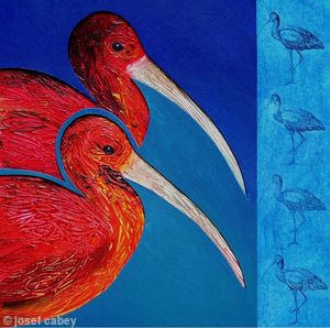 Scarlet Ibis: Animals of the Caribbean series