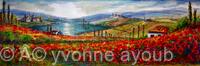 Tuscan Poppy Fields
