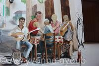 Detail of Alexandros Tavera Mural (WIP)
