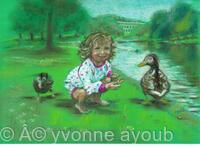 Feeding the ducks