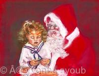 On Santas knee