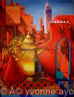 Medina Marrakesh, surreal