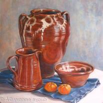 Skyros Pots with Mandarins
