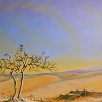 Saudi Desert Bedouin Tent