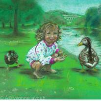 Feeding the ducks