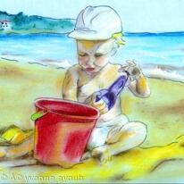 First sandcastle