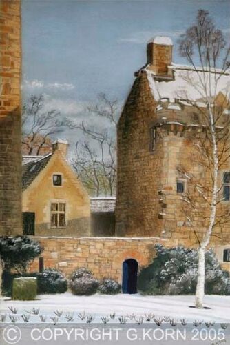 Dean Castle in Snow