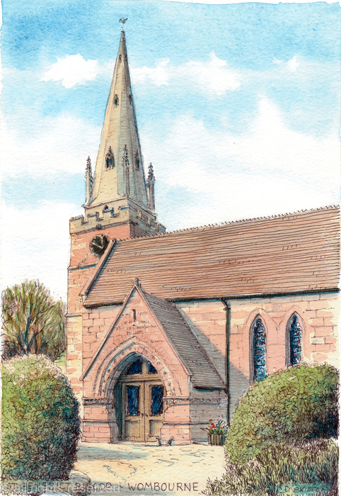Wombourne Church St.Benedict Biscop Staffordshire