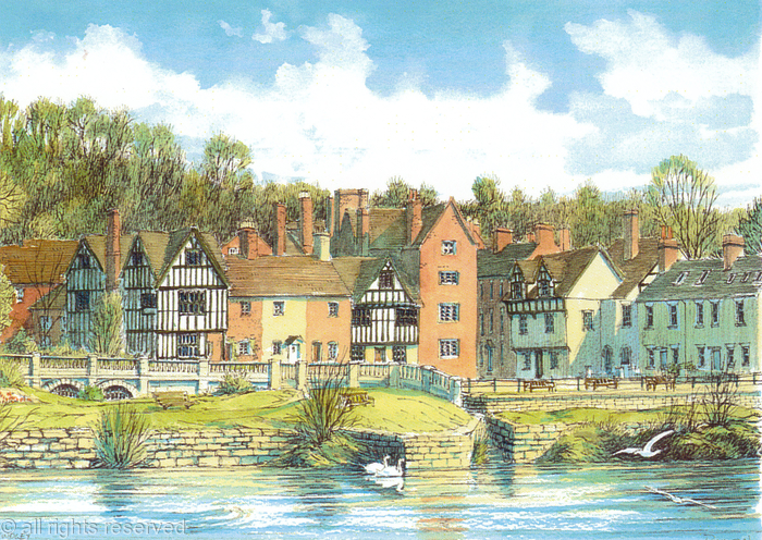 Bewdley Wribbenhall side of the river severn