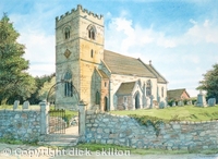 Harley Church St Mary's Harley Bank Shropshire nr. Cressage