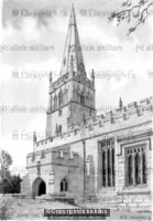 Bromsgrove Church St John the Baptistas a wedding card image