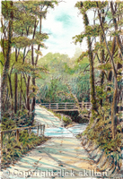 The ford New England shropshire, greeting card