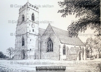 St Peters Church Kinver South Staffordshire ( Black & White)