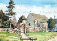 Abberley Norman Church Worcestershire greeting card