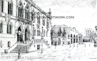 Chester Town hall greeting card