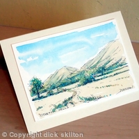 Example of original landscape of some Shropshire hills