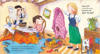 inside spread from 'Too Hot To Hug' published 2010