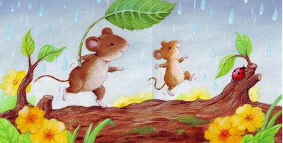 Spread from forthcoming board book