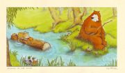 Fishing In The River (from Gruff The Grump) signed and mounted