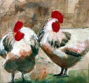2 chickens
