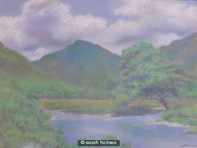 Wasdale from Wast Water in the Lake District