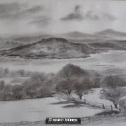 View overlooking Arnside from Wartbarrow Fell, South Cumbria