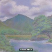 Wasdale from Wast Water in the Lake District