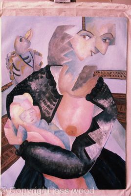 mother, bird and baby