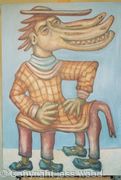 the alligator from egypt is a friend (in memory of Sacha Rabinovich)