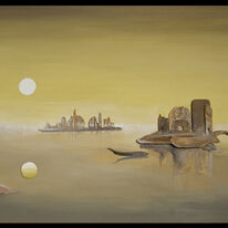 Dawn breaks on Venice Lagoon