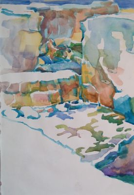 Rocks at low tide