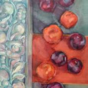 Still life on wide stripes